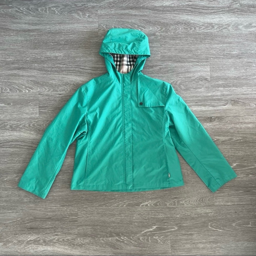 Dark Green ‘Sally’ Rain Jacket By Burberry